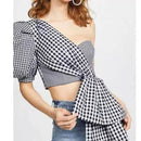 Gingham Summer Bow Top